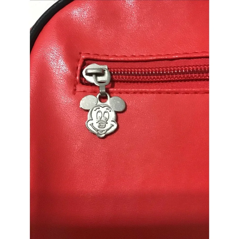 Disney Mickey Mouse Purse Red White Black Small Bookbag Tote Shoulder Strap Y2K
